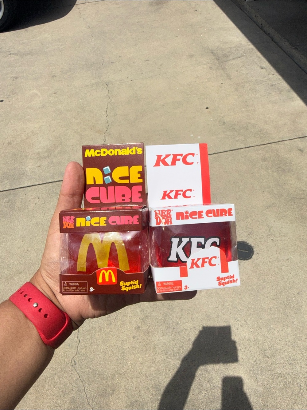 NeeDoh Nice Cube McDonalds & KFC